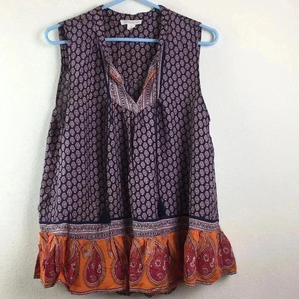 Beach lunch lounge BoHo Top Size Medium